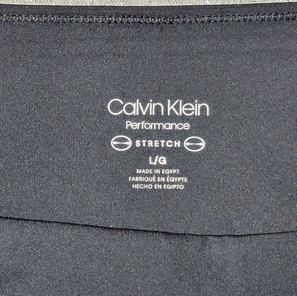 NWT Calvin Klein Women's Performance Black Large Exercise Pants - Picture 3 of 14